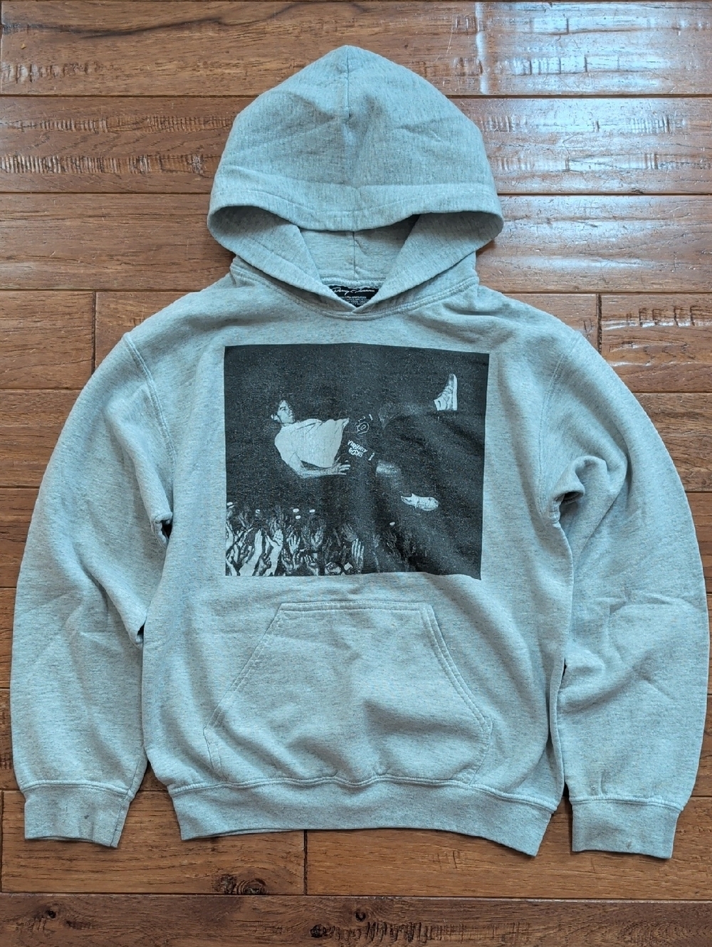 Danny Duncan 69 Virginity Rocks Men's Gray Graphic Hoodie Sweatshirt